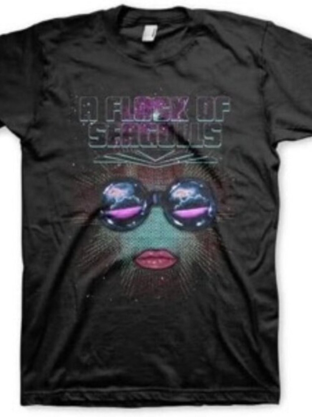 A Flock of Seagulls Short Sleeve Men's T-Shirt Black